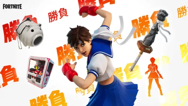 Blanka y Sakura de Street Fighter en Fortnite