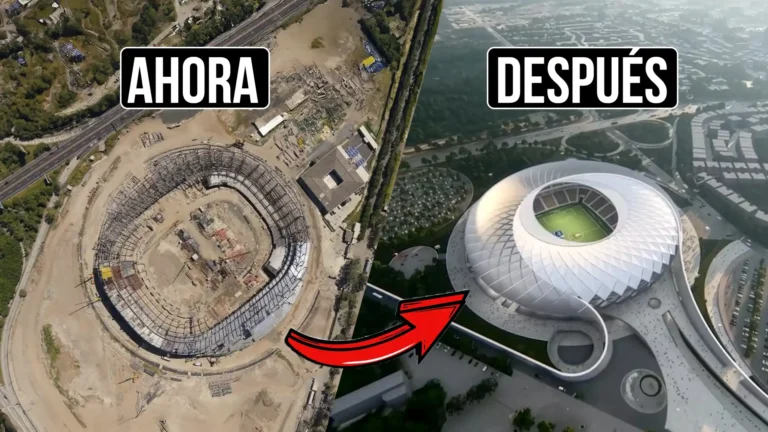 Estadio El Salvador tecnologico Mundial 2026: Obra