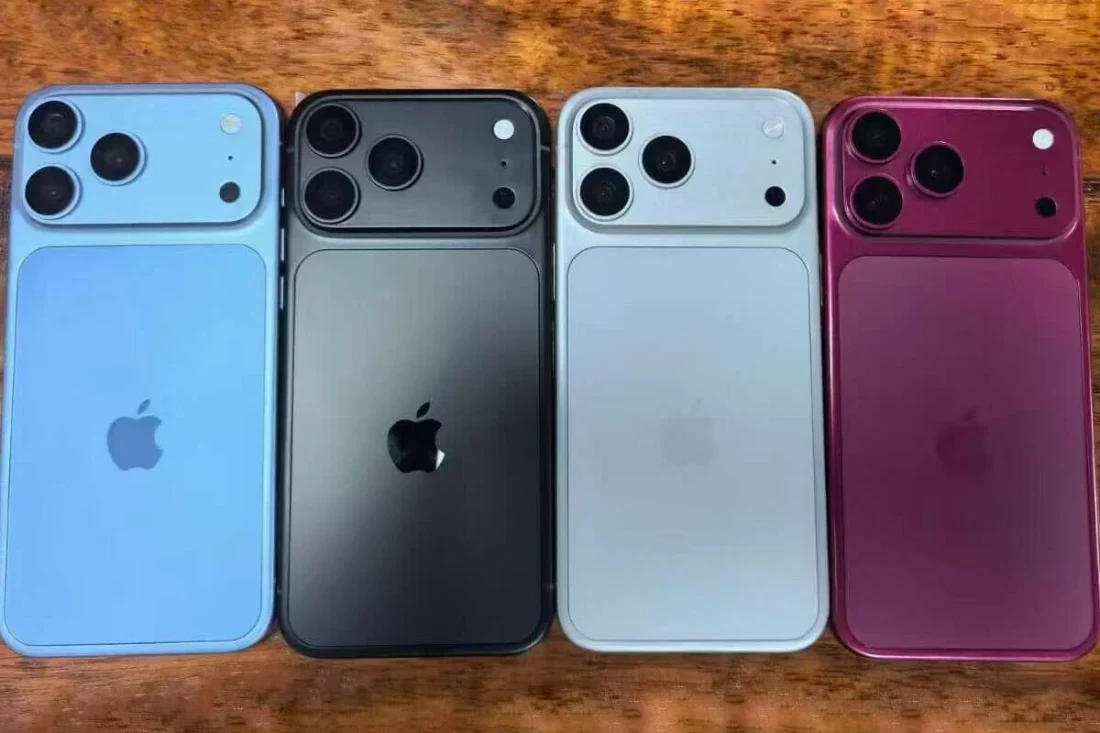 maquetas físicas del iPhone 18 Pro