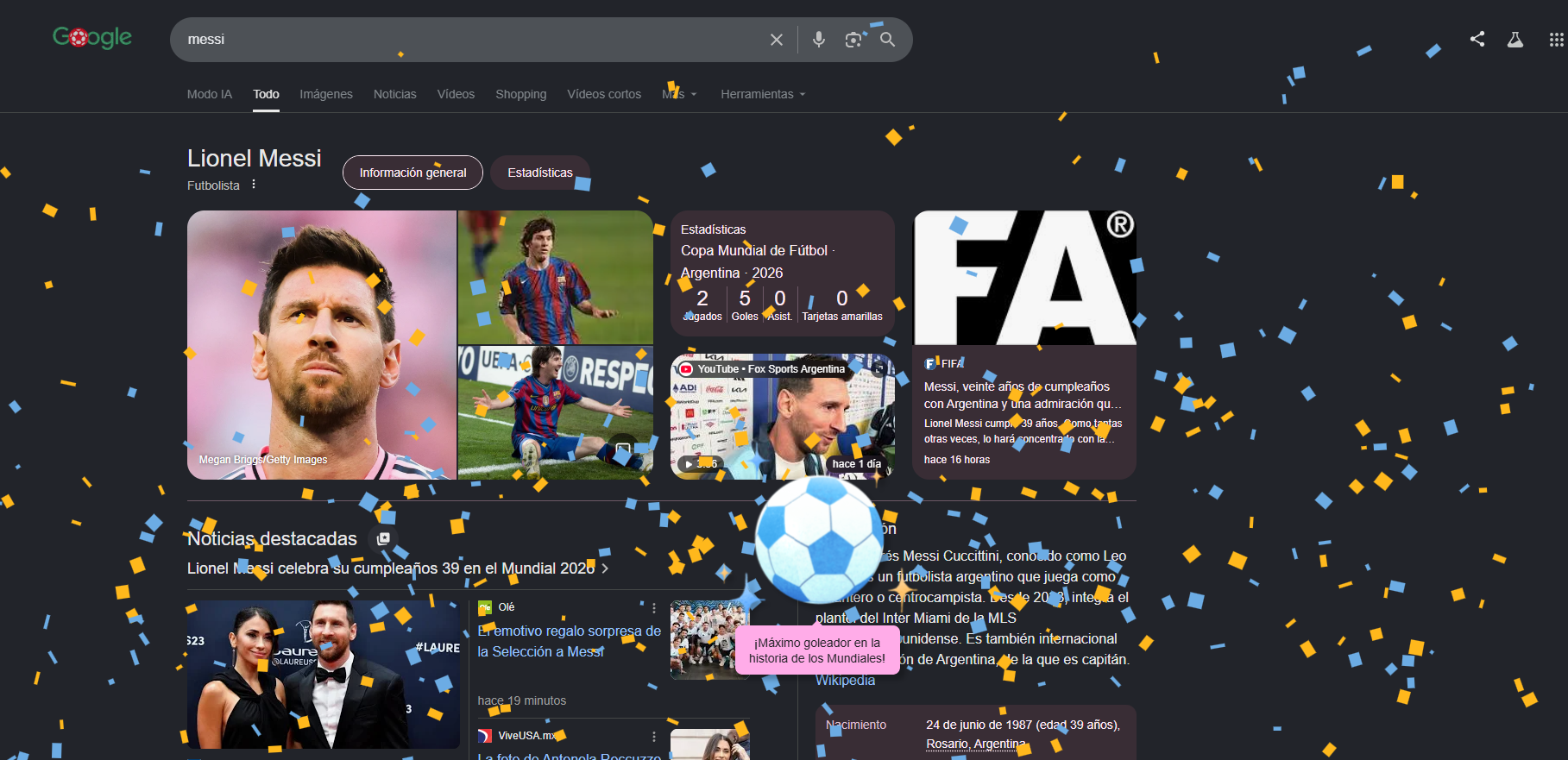 google messi
