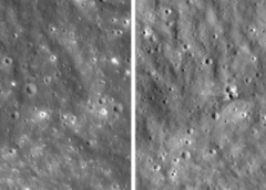 NASA muestra cráter causado por cohete en la Luna