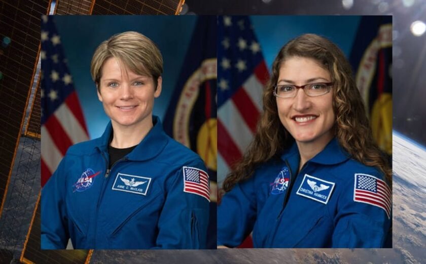Histórico espacial femenino ISS