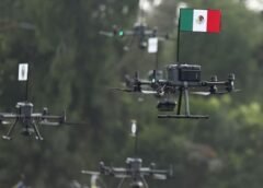 Drones de alta tecnología sorprenden durante el Desfile de Independencia en la CDMX