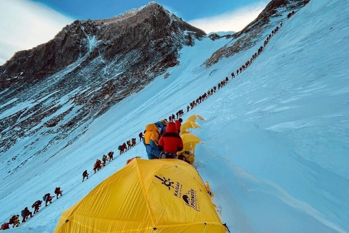 hielo Everest derriten fluidos