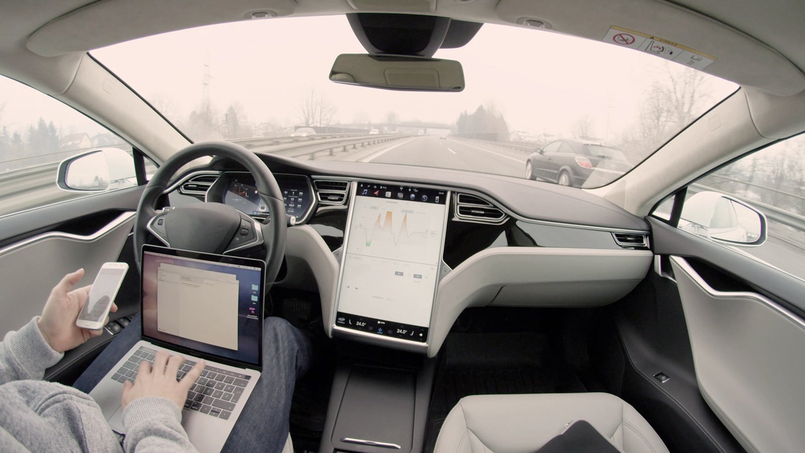 conducción autónoma de Tesla